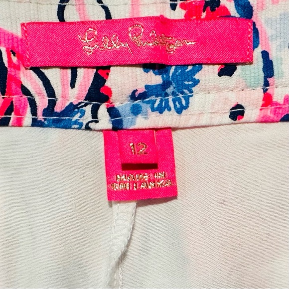 Lilly Pulitzer Size 10 Colette Skorts Make A Splash Scalloped Prosecco - Picture 2 of 5
